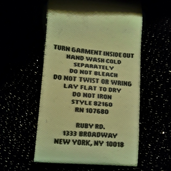 Ruby Rd black and gold sweater - Picture 7 of 7